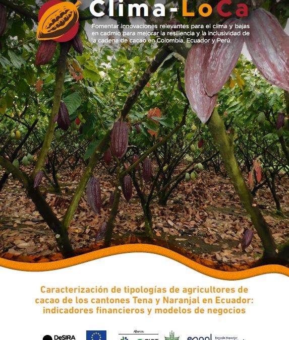Caracterización de tipologías de agricultores de cacao de los cantones Tena y Naranjal en Ecuador: indicadores financieros y modelos de negocios