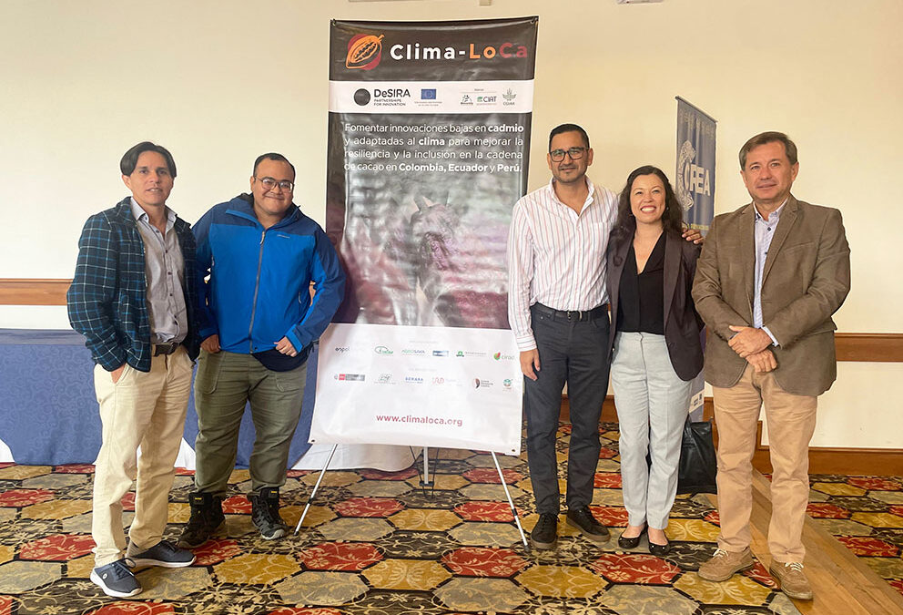 La Unión Europea impulsa la sostenibilidad del cacao y la reducción de cadmio en la región con los proyectos Clima-LoCa y CREA